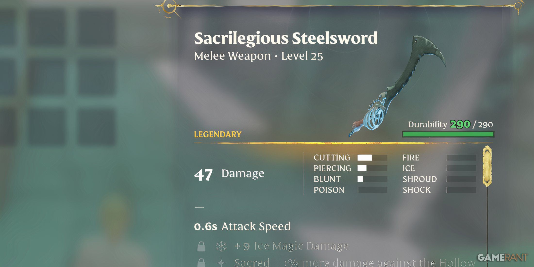 Sacrilegious Steelsword In Enshrouded