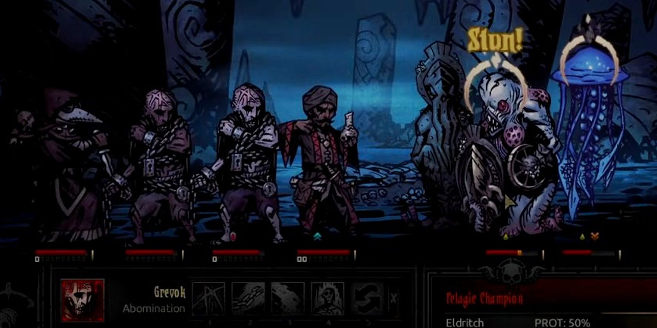 Darkest Dungeon - Stunned Enemies