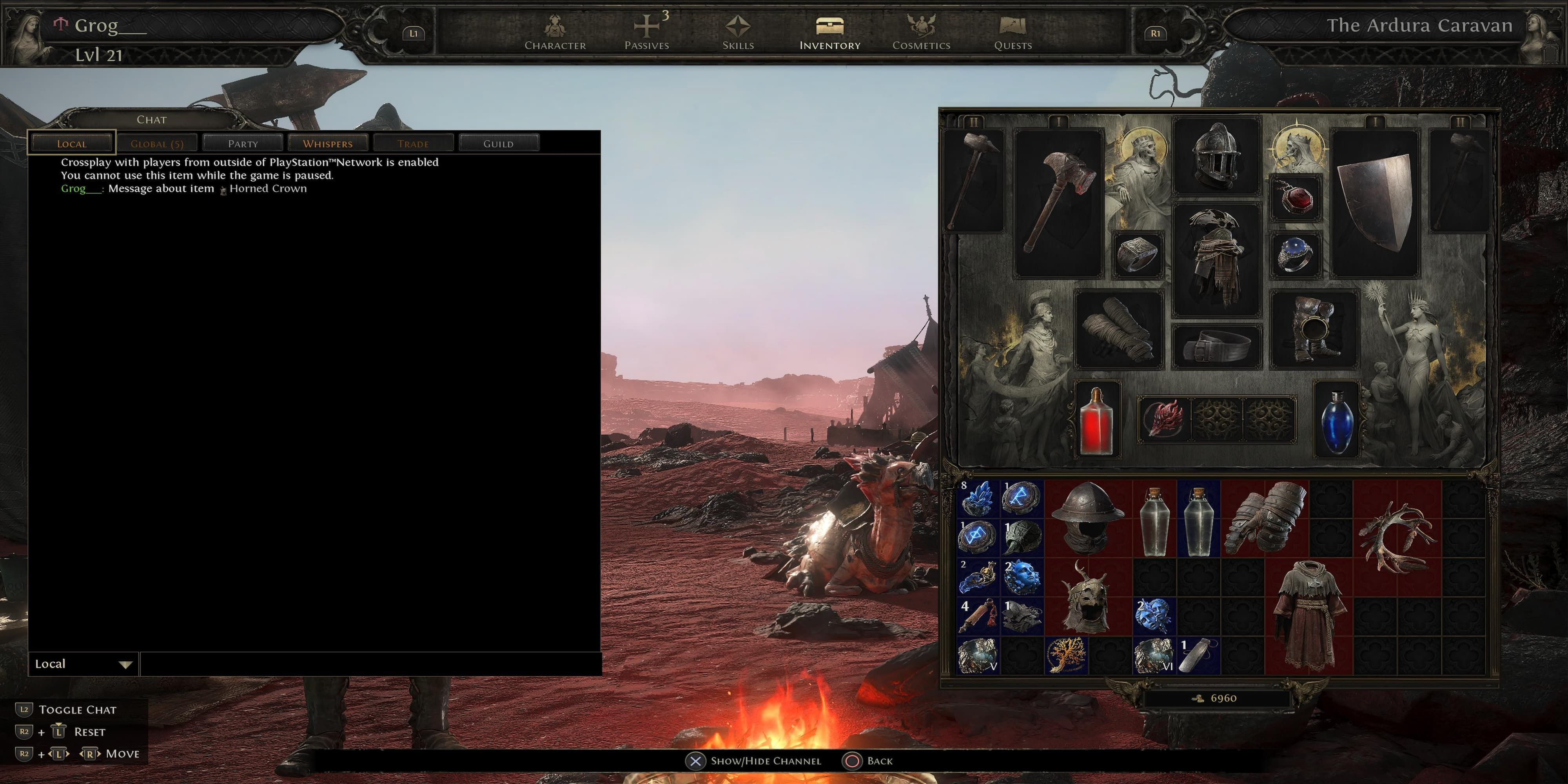 The Player With A Item-Linked Message