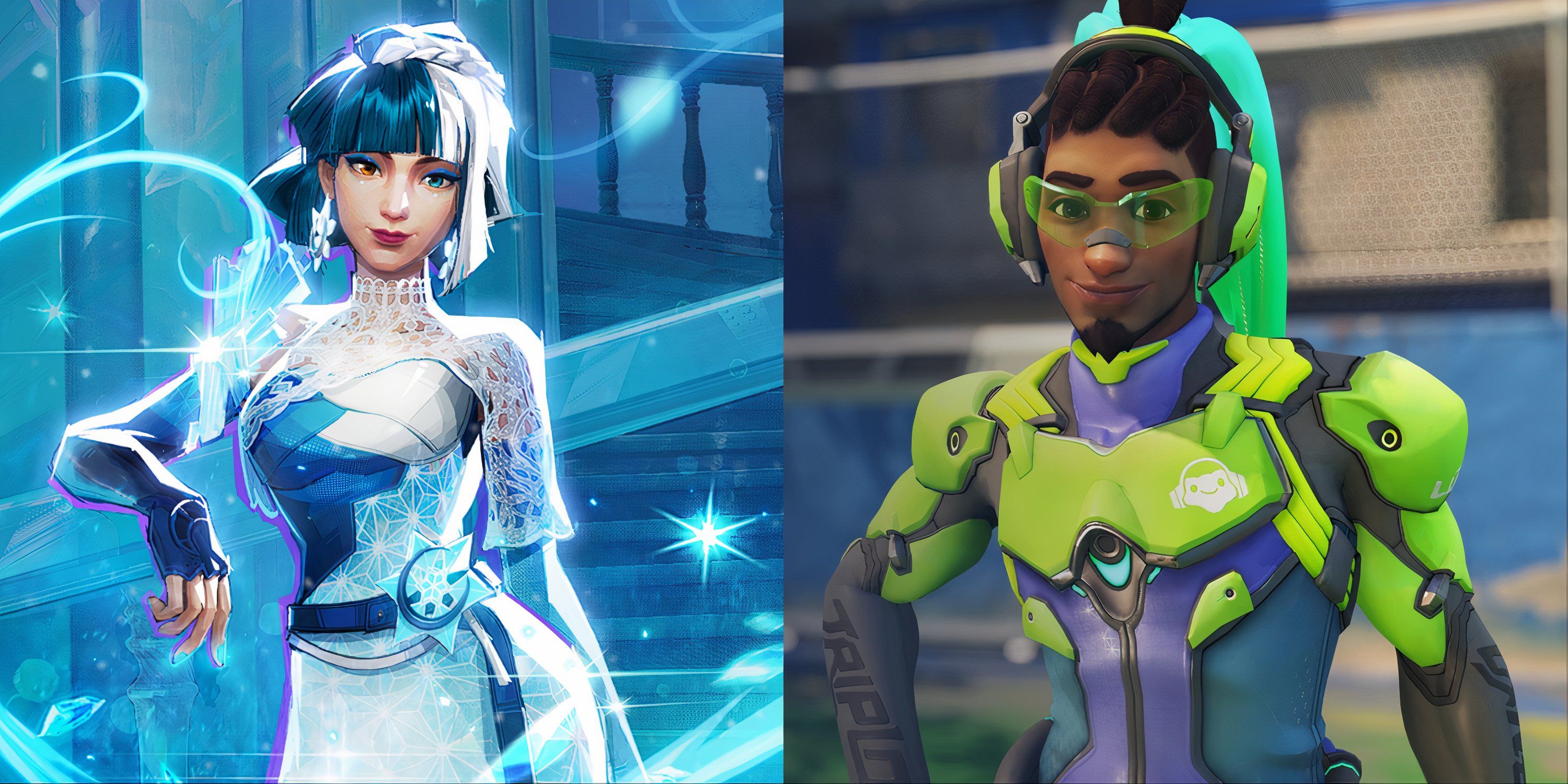 Split image of Luna Snow and Lucio