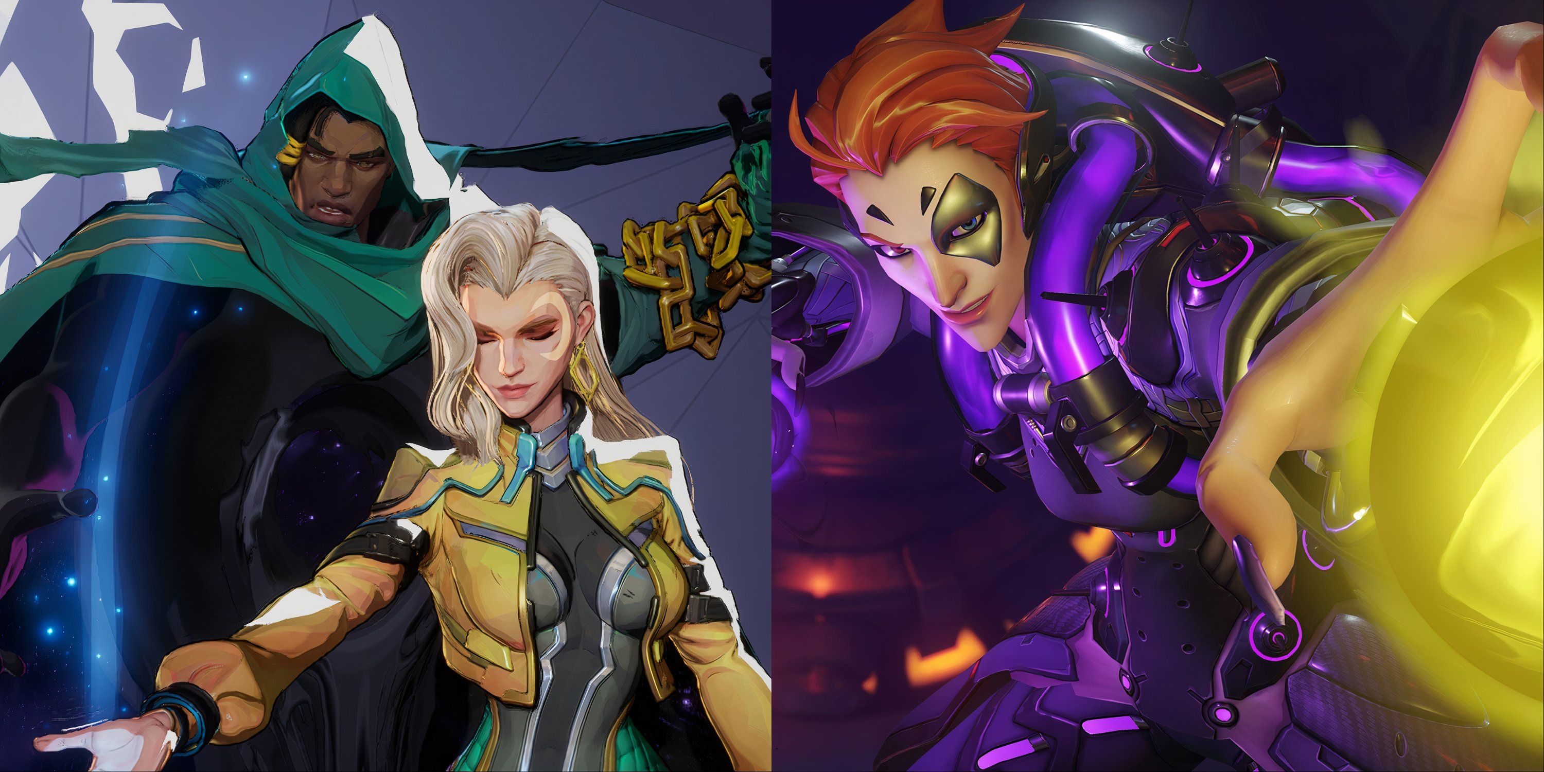 Split image of Cloak & Dagger and Moira