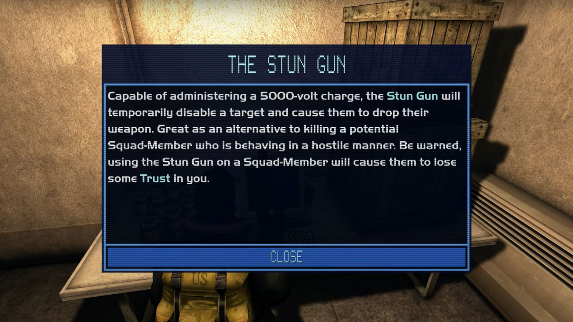 The Stun Gun in The Thing: Remastered.