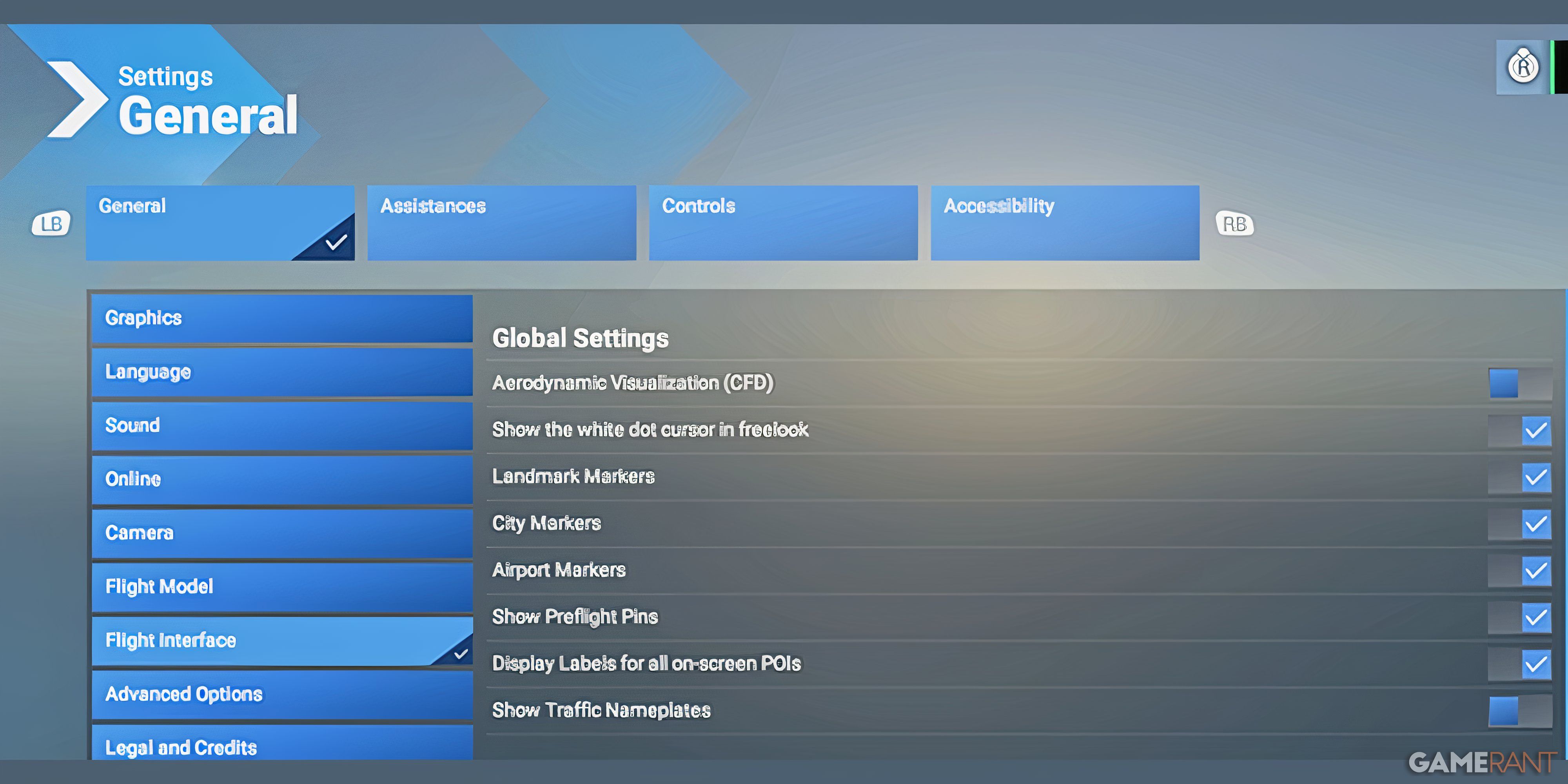 pins and markers settings in msfs 2024.