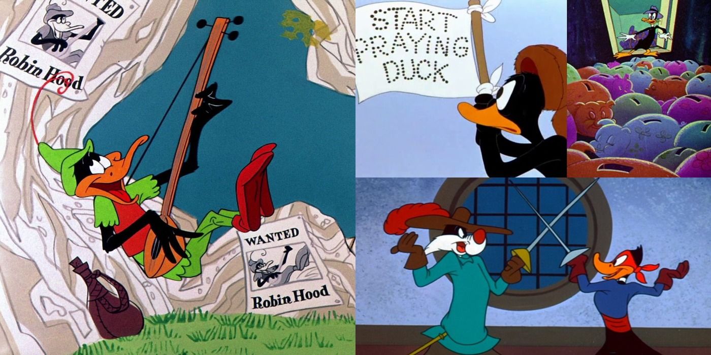 Scenes from Robin Hood, My Favorite Duck, and The Scarlet Pumpernickle