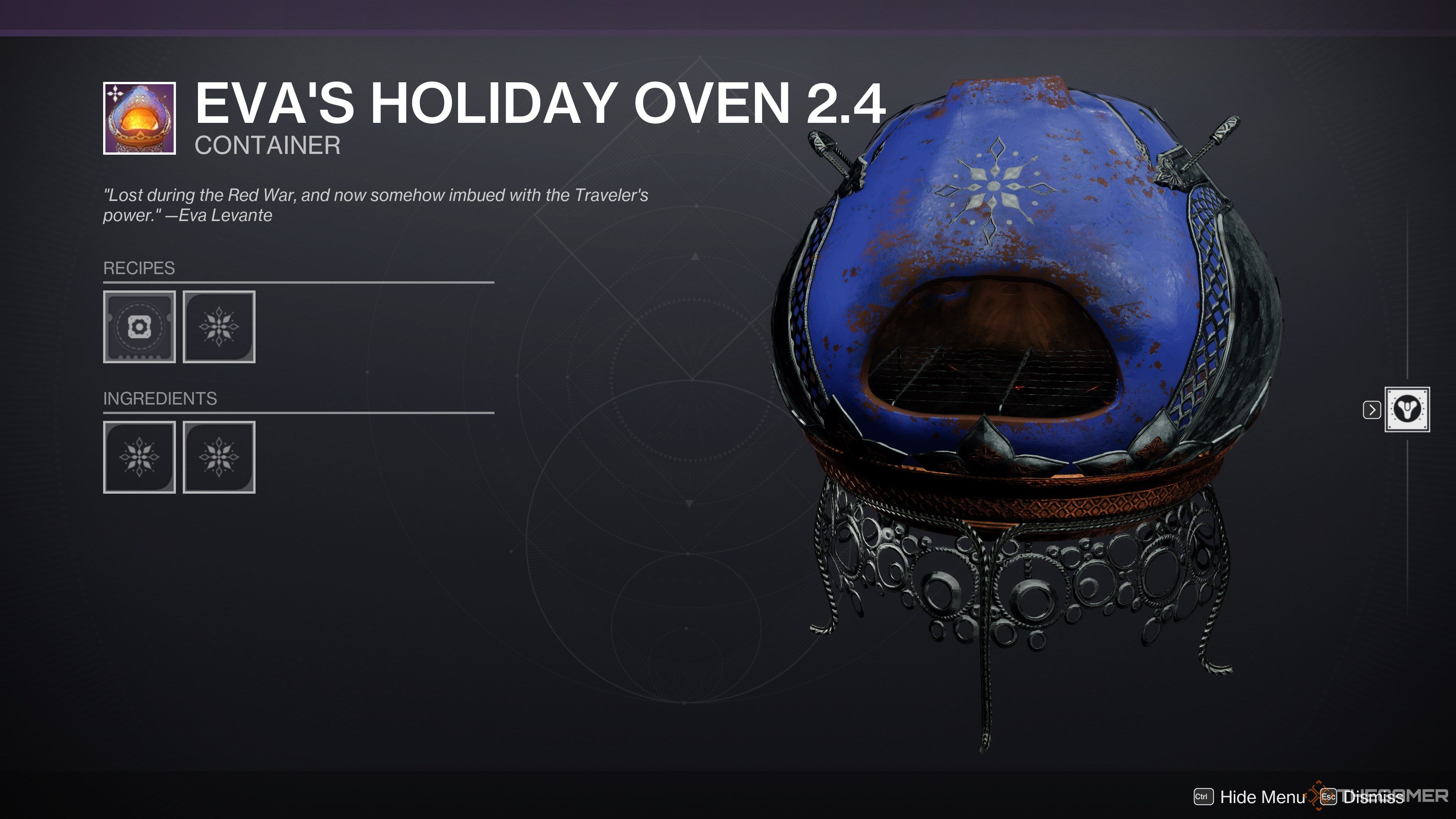 Destiny 2 2024 Dawning Oven