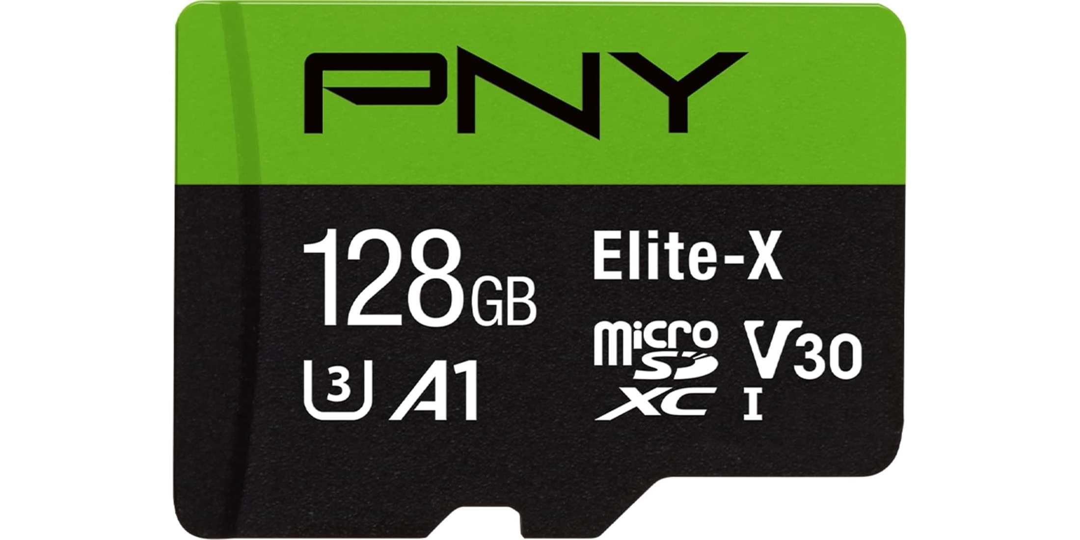 PNY 128GB Elite-X Class 10 U3 V30 microSDXC Flash Memory Card 