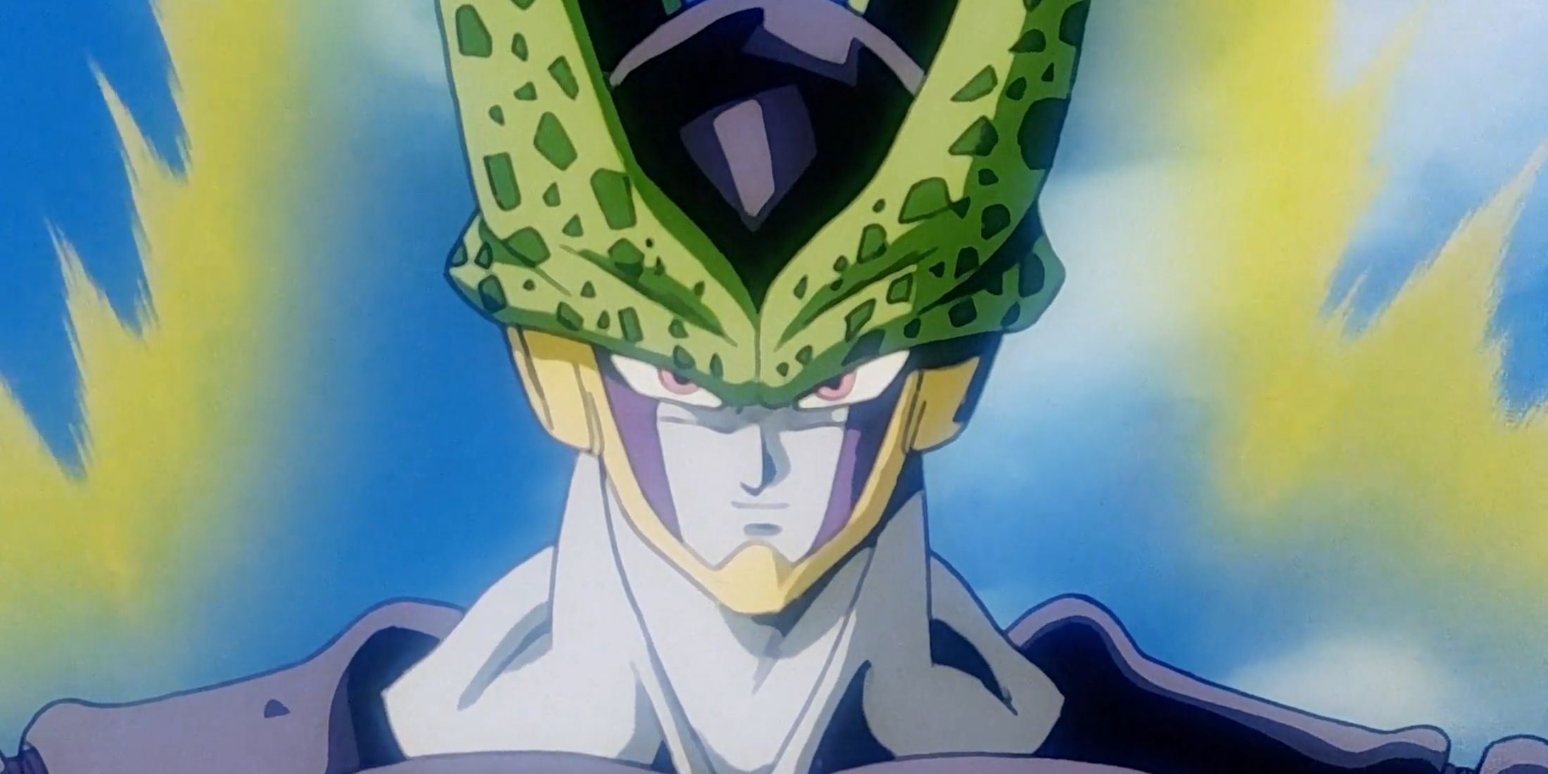 Cell returns to the Earth as Super Perfect Cell in Dragon Ball Z (1989-1996)