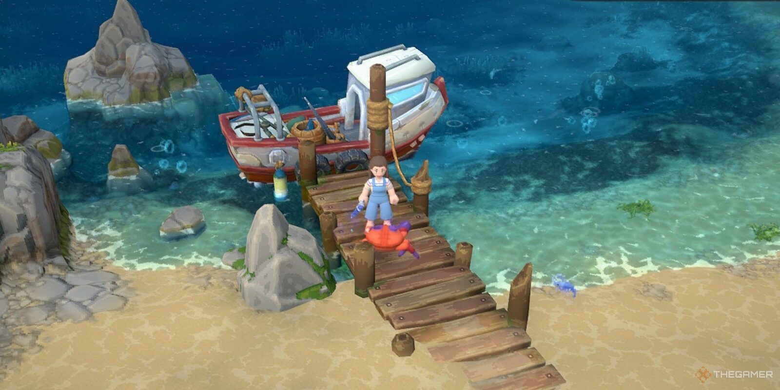 How To Repair The Boat On Your Farm In Luma Island