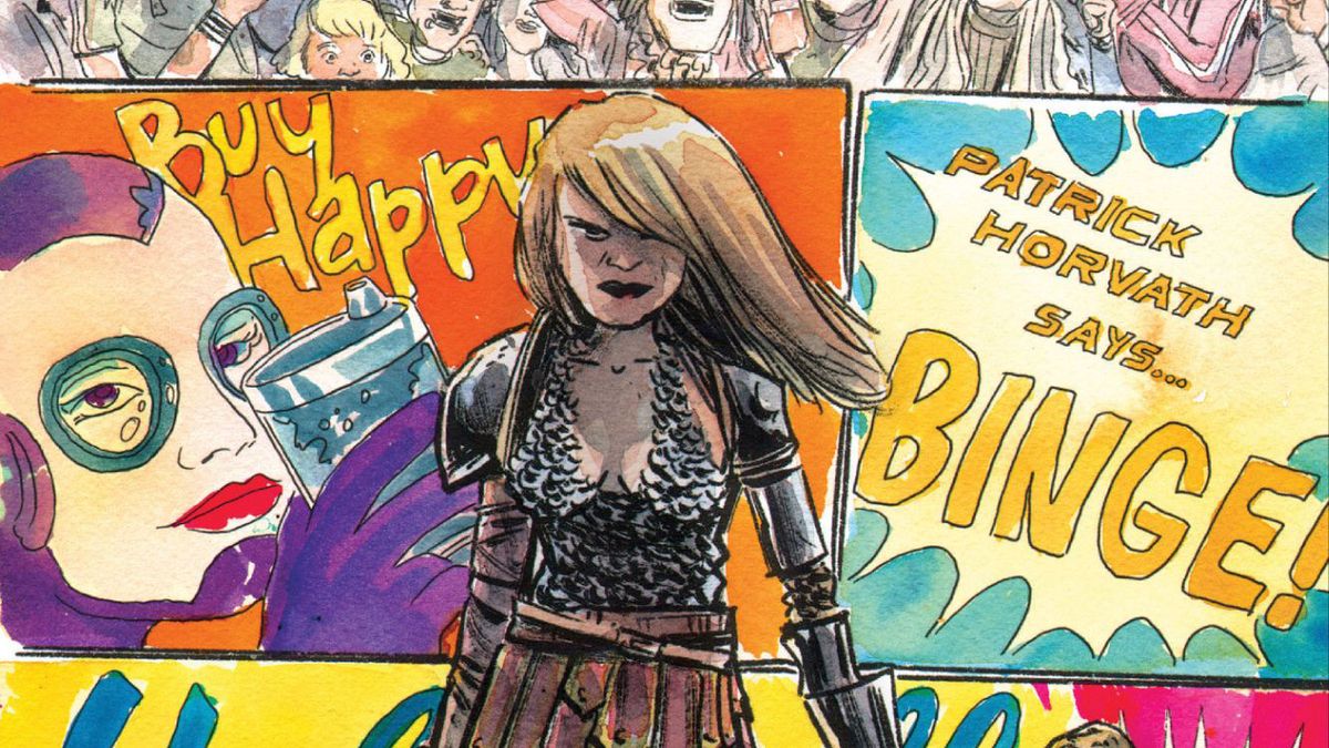 Beneath the Trees Where Nobody Sees creator Patrick Horvath's satirical sci-fi Free For All gets a range of awesome variant covers