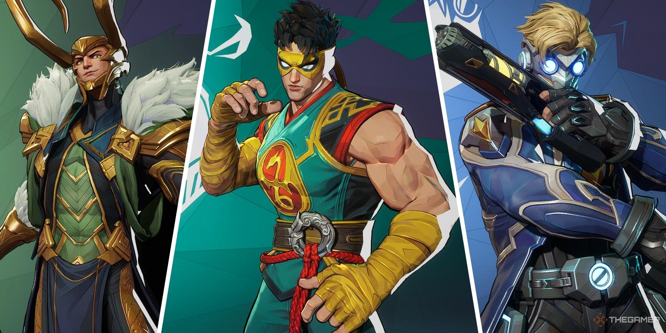 Loki, Iron Fist, and Star-Lord in Marvel Rivals.