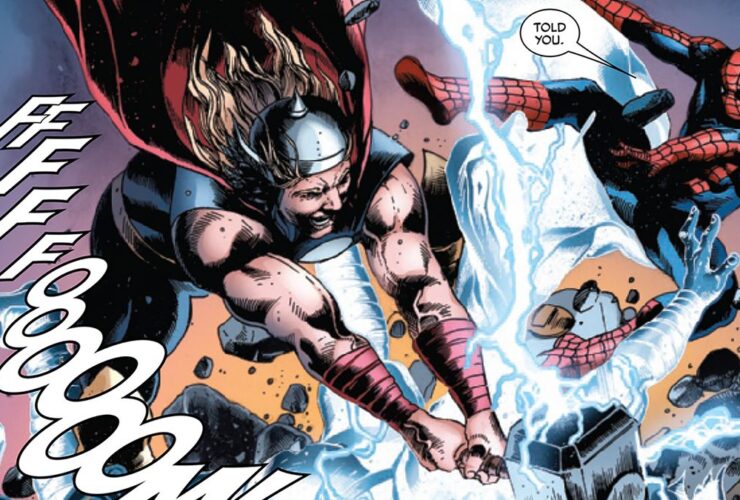 Thor and Spider-Man take the spotlight as Captain America #16 marks the end J Michael Straczynski's run