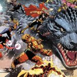 Godzilla celebrates his 70th birthday by taking on the Avengers, X-Men, Fantastic Four, and more Marvel heroes