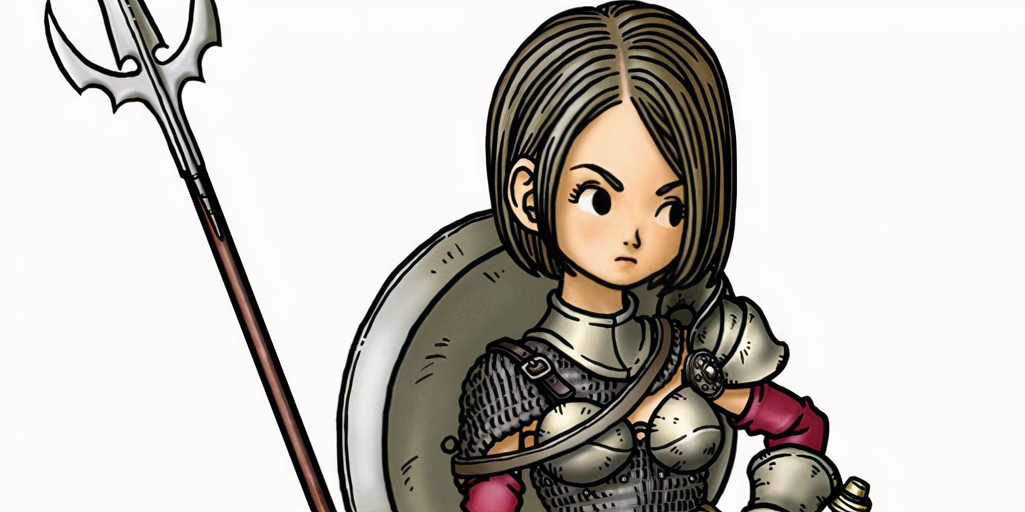 Female paladin artwork in Dragon Quest 9 Sentinels Of The Starry Sky