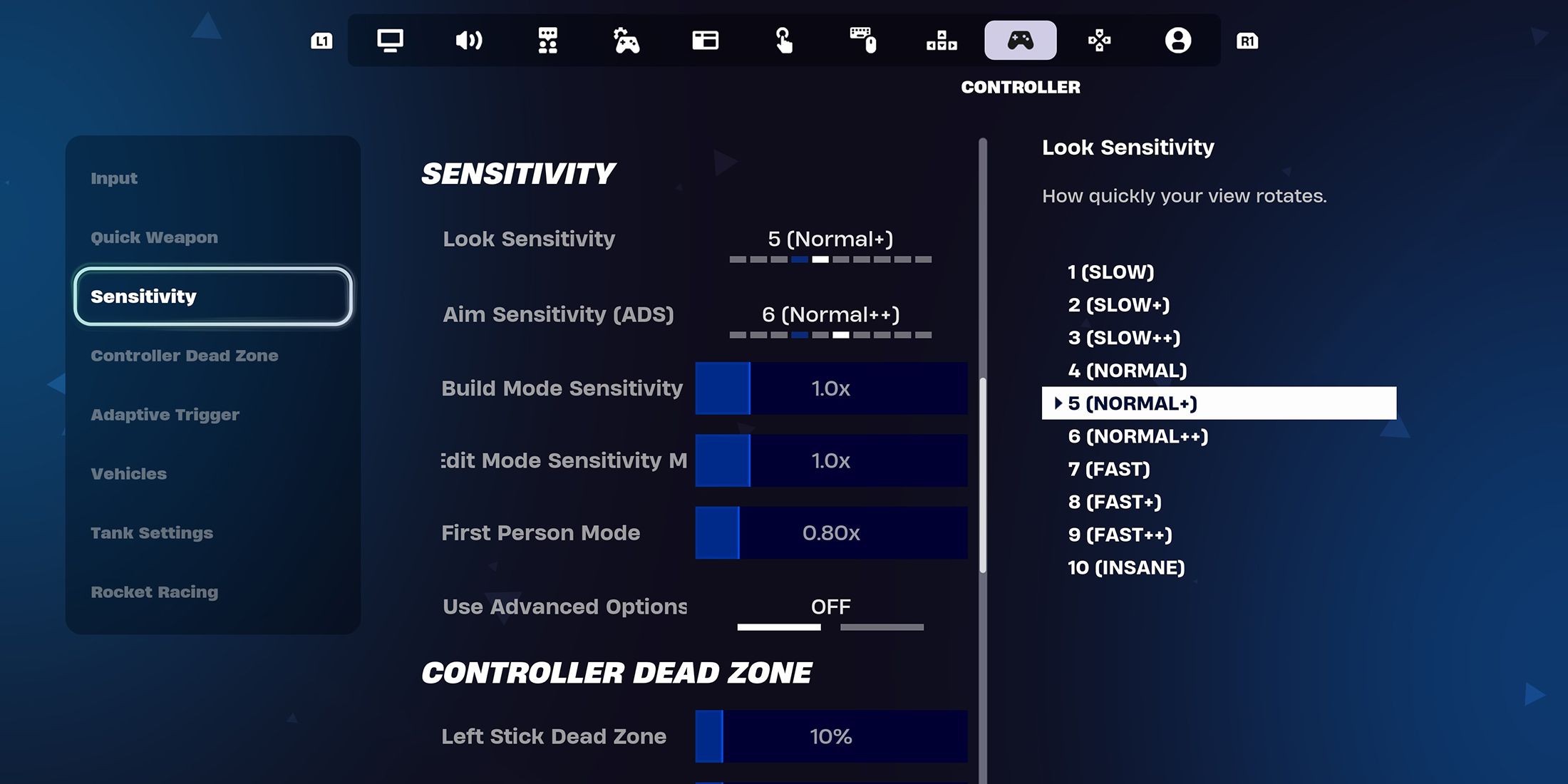 best-controller-settings-fortnite-ballistic