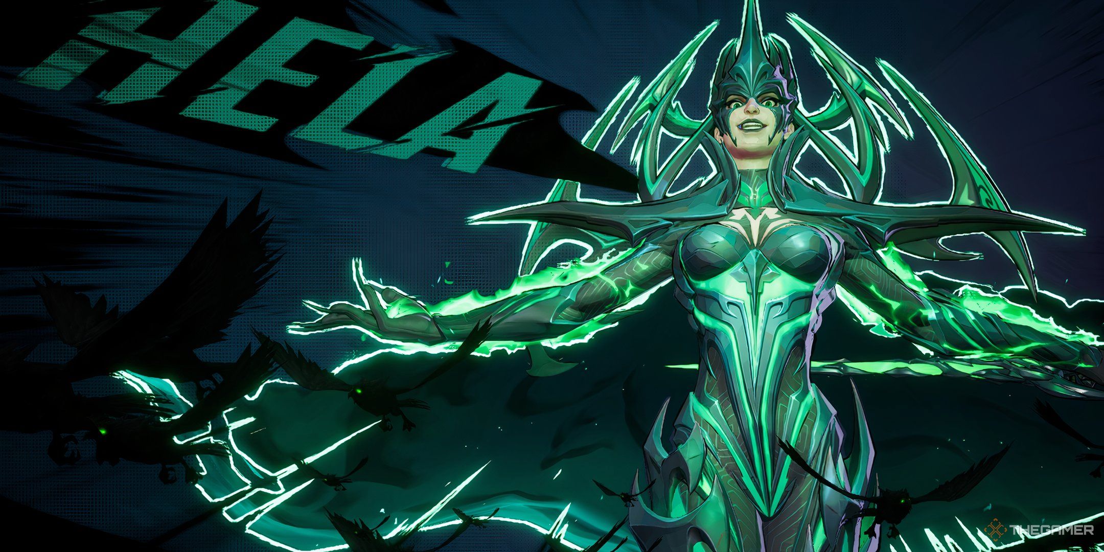 Hela intro screen in Marvel Rivals.