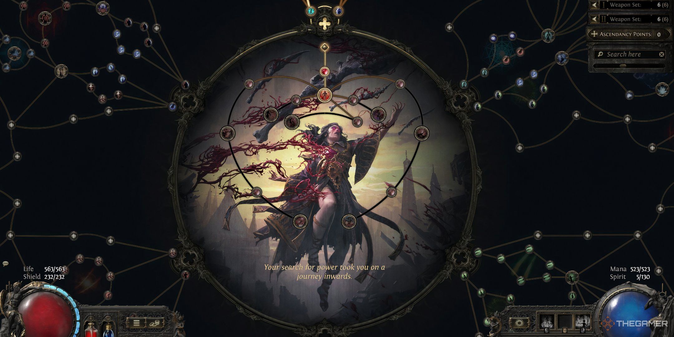 Path of Exile 2 Blood Mage Ascendancy display in Path of Exile 2.