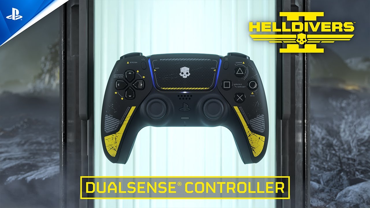 Helldivers 2 - DualSense Controller Reveal | PS5 - YouTube