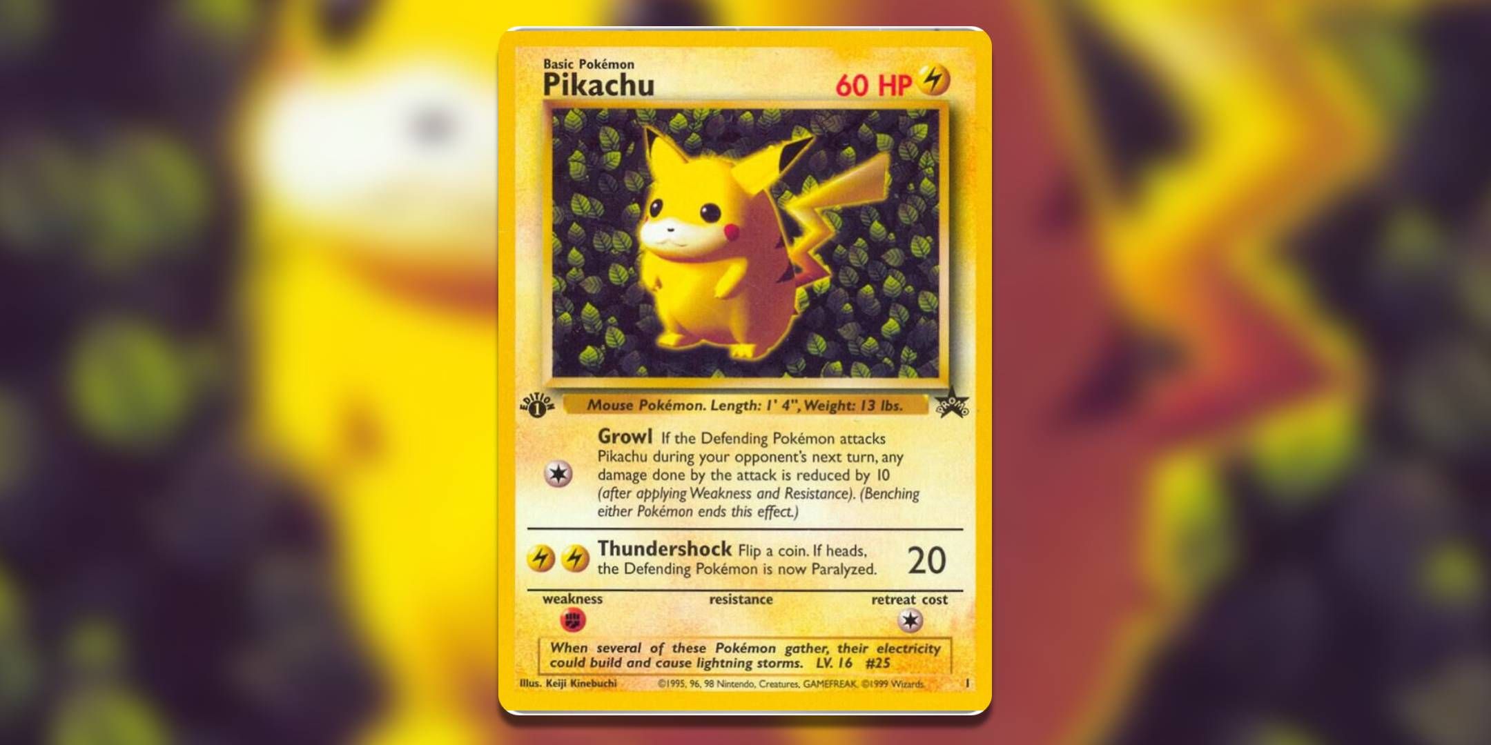 The Jungle Ivy Pikachu first edition misprint from the Pokemon TCG.