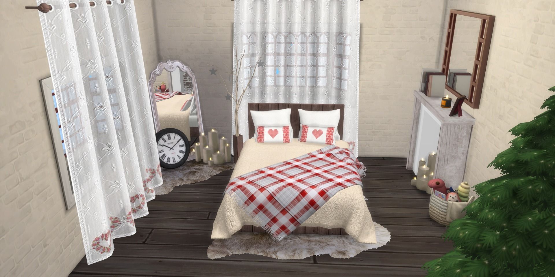 Christmas Bedroom By Severinka Sims 4 Christmas CC