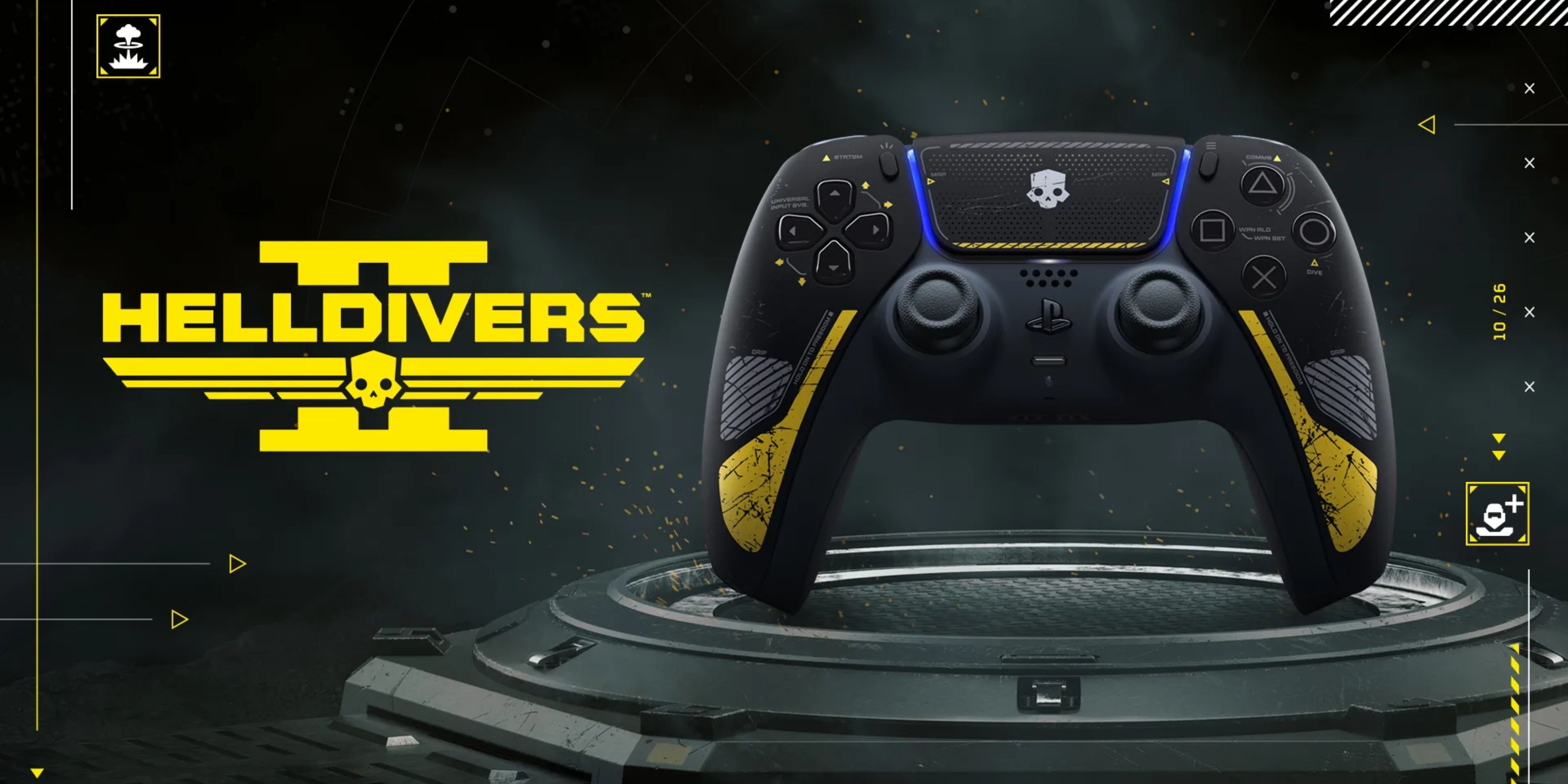 helldivers 2 ps5 dualsense controller.