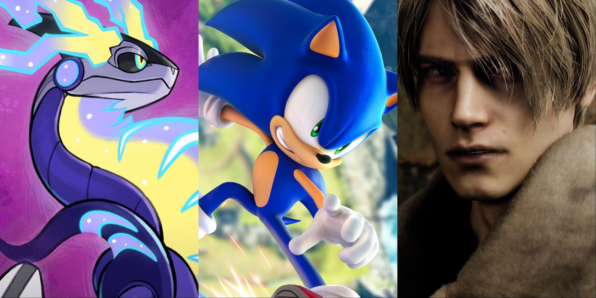 Pokemon Violet, Sonic Frontiers, Resident Evil 4 Remake Featured Image