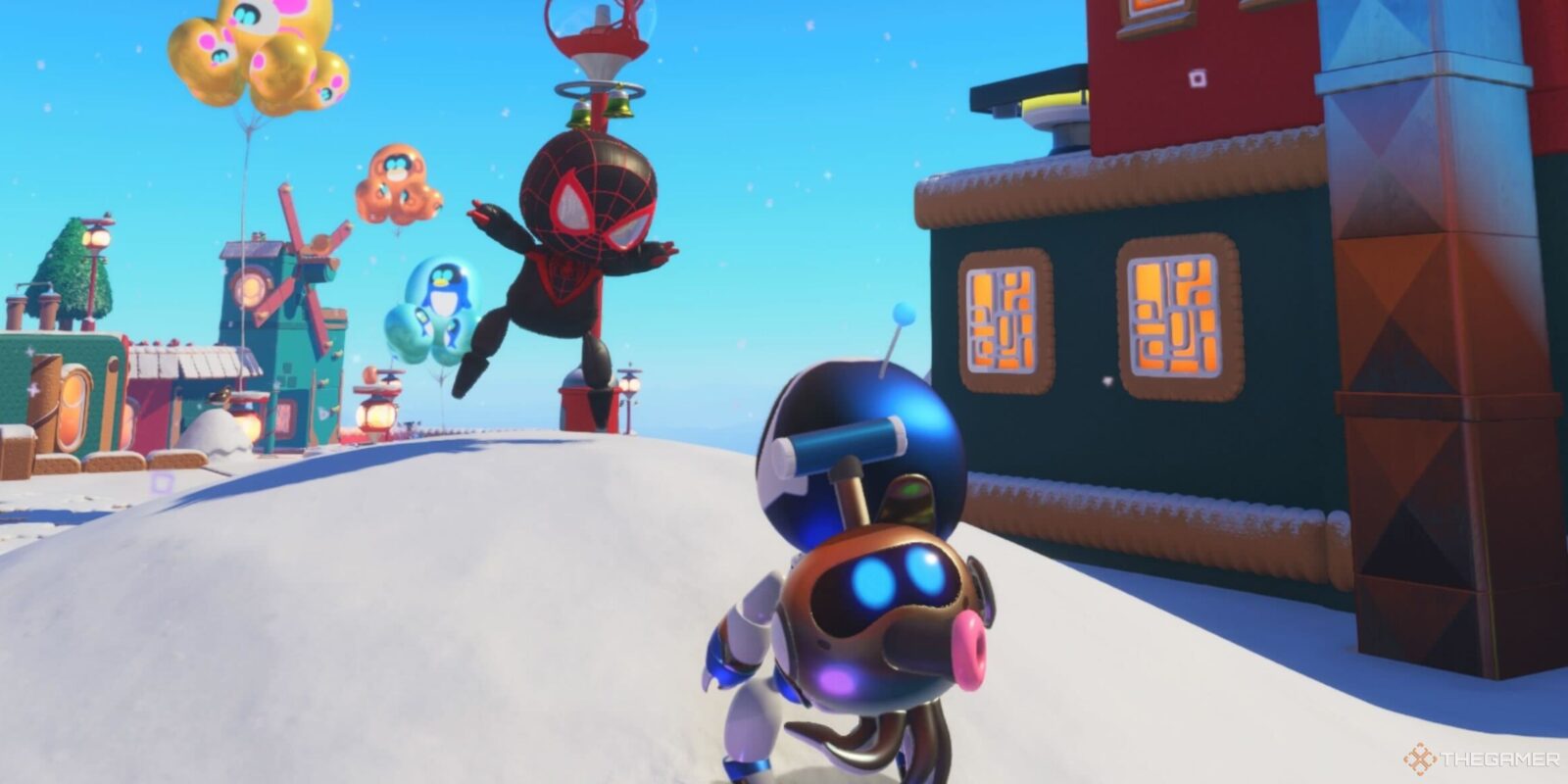 Astro Bot Winter Wonder Update Includes Spider-Man Bots