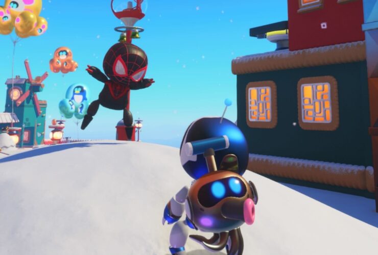 Astro Bot Winter Wonder Update Includes Spider-Man Bots