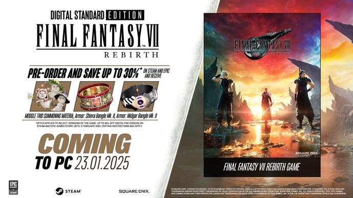 FF7 Rebirth standard edition infographic