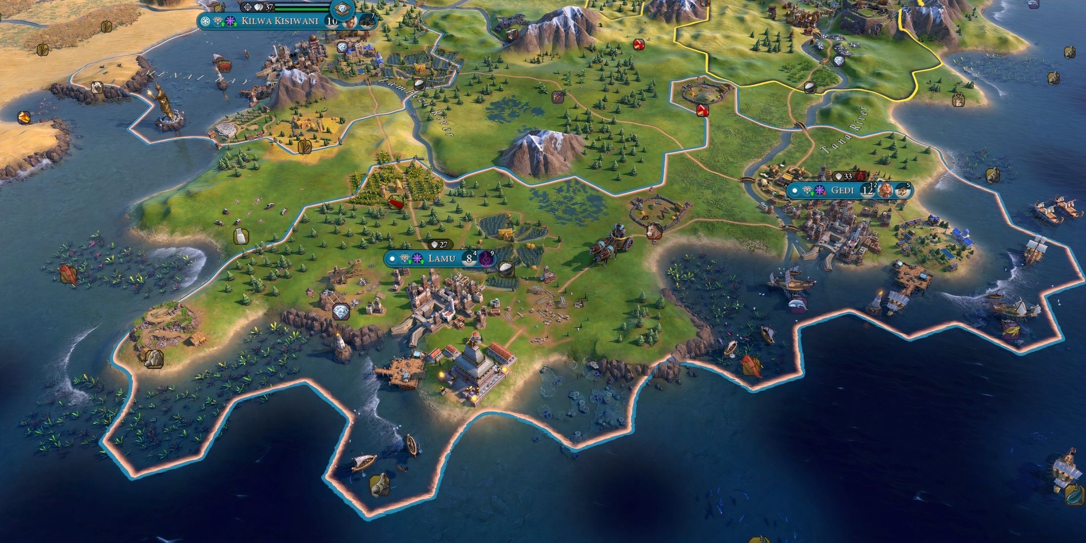 Civilization 6 Sukritact's Oceans