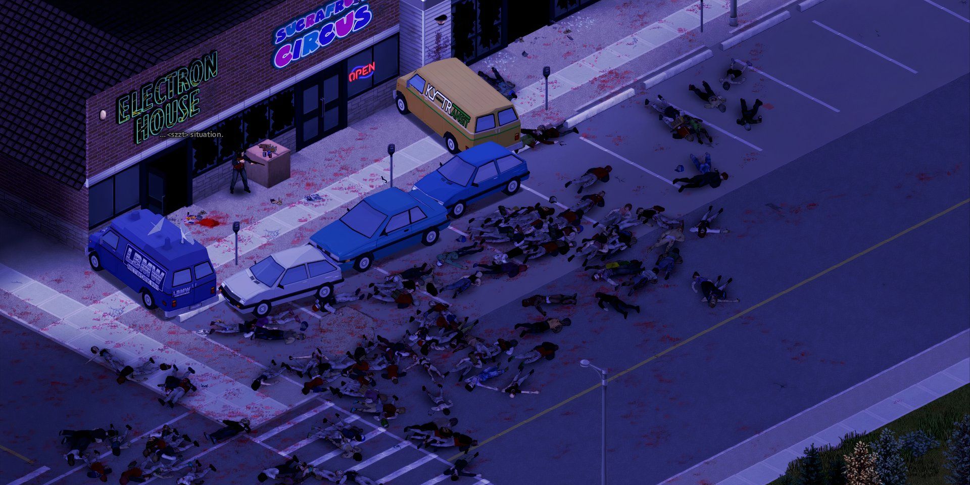 car pile store defense zombies