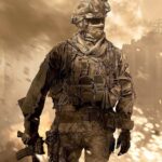 Call of Duty Modern Warfare cover art with soliders running