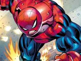 Meet the Spider-Naut, as Spider-Man is enhanced with the power of the Juggernaut in March