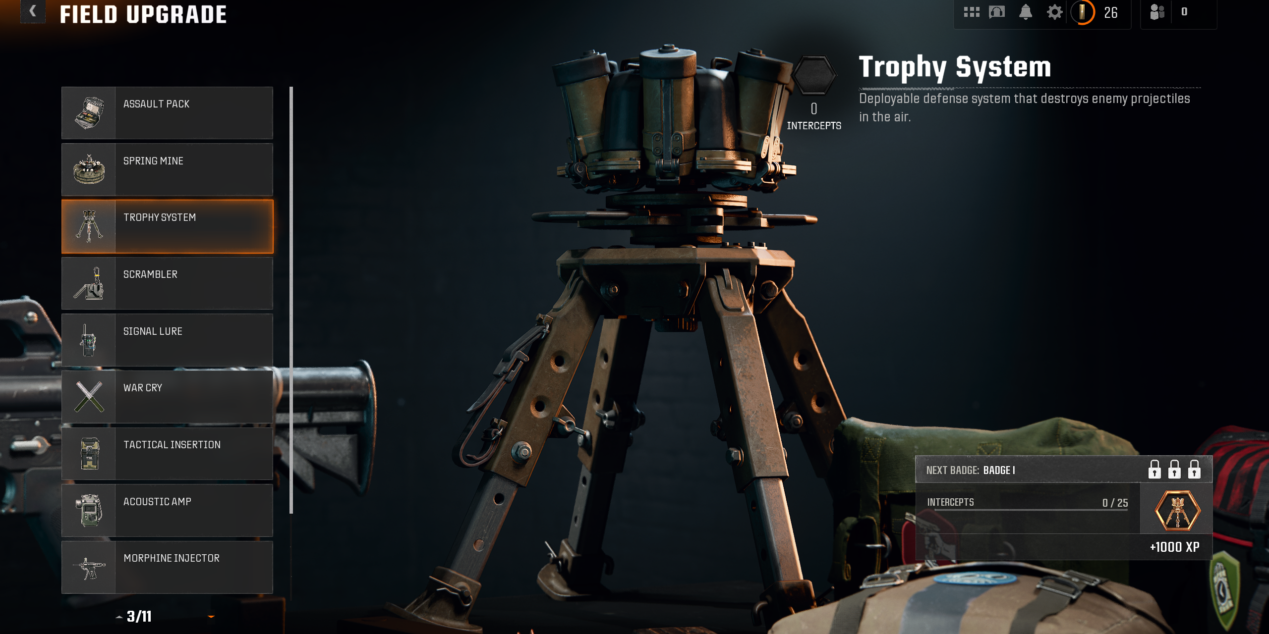 trophy system