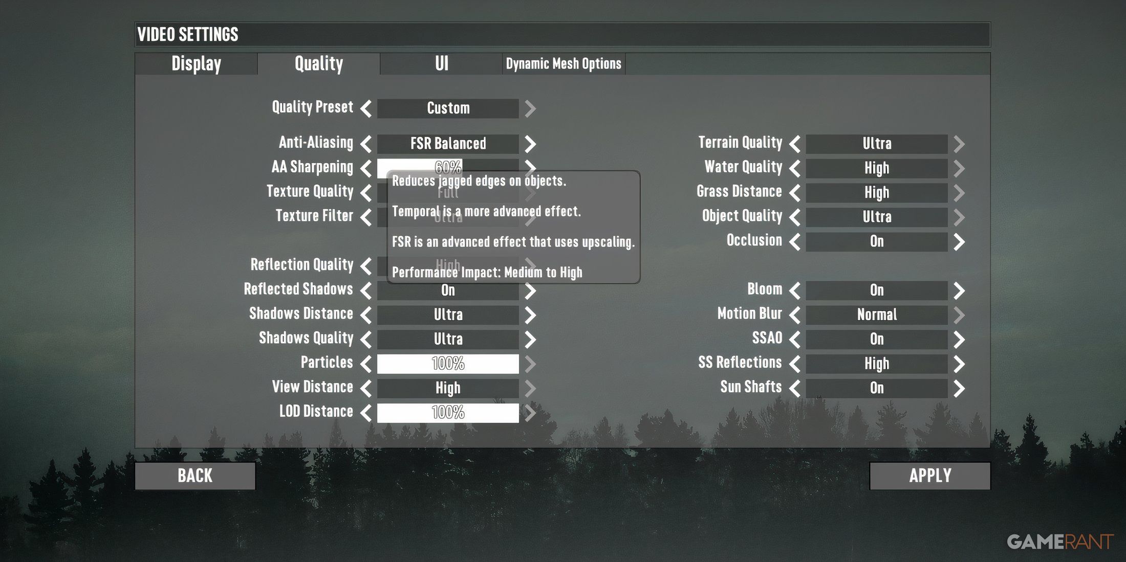 7 Days To Die FSR And Graphics Improvements