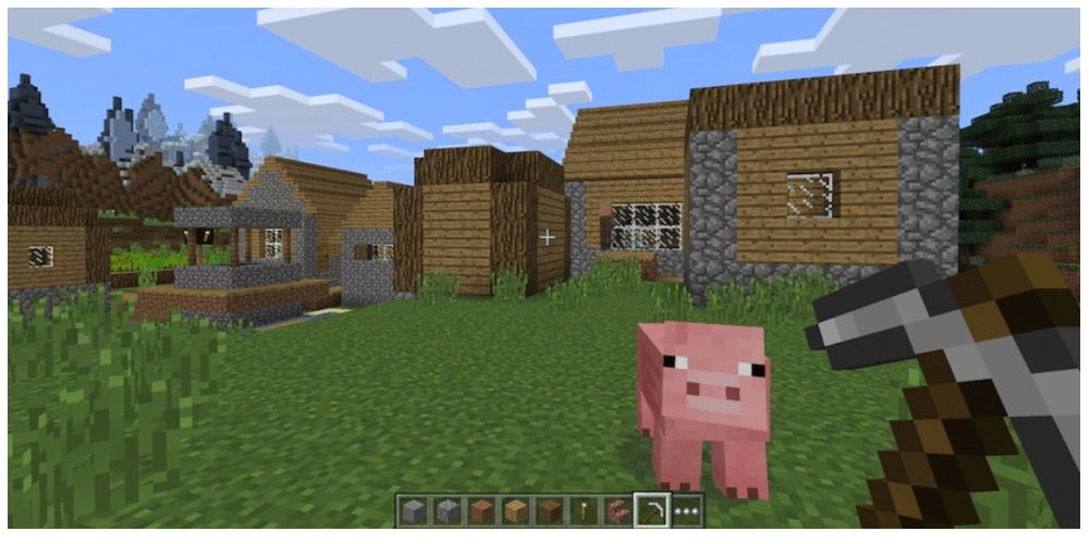 a village in Minecraft