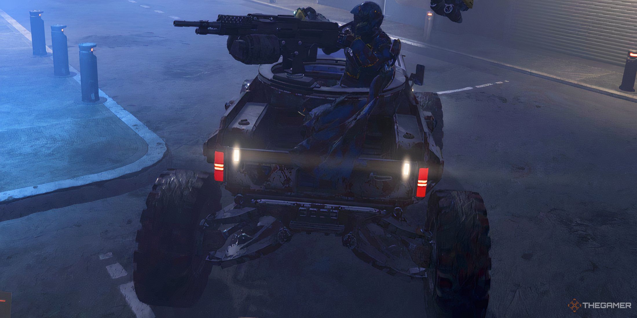 A photo of a vehicle in Helldivers 2.