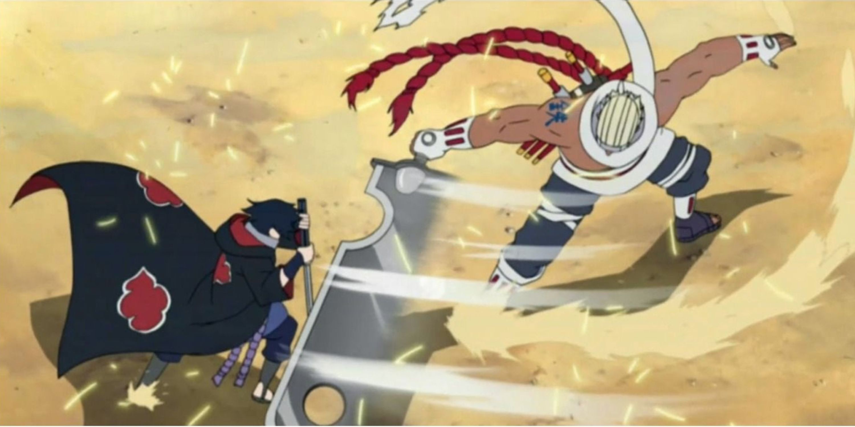 Sasuke VS Killer Bee in Naruto