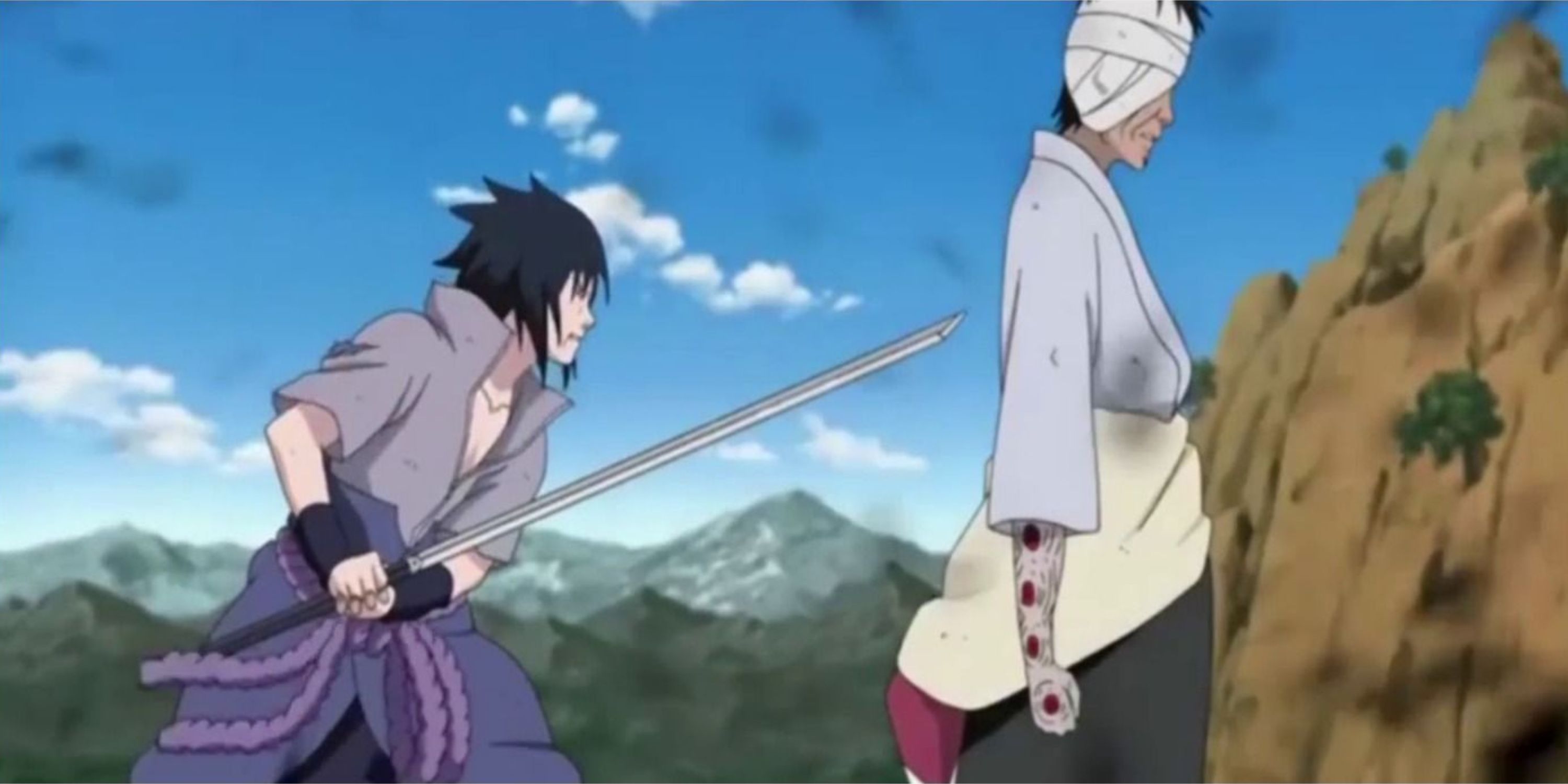 Sasuke VS Danzo in Naruto