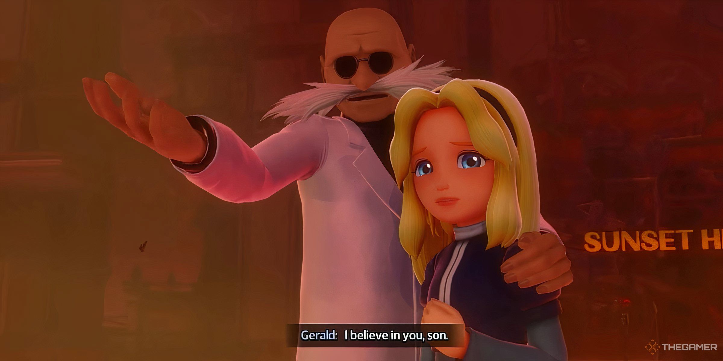 Gerald Robotnik Saying "I Believe In You, Son." In Sonic X Shadow Generations.