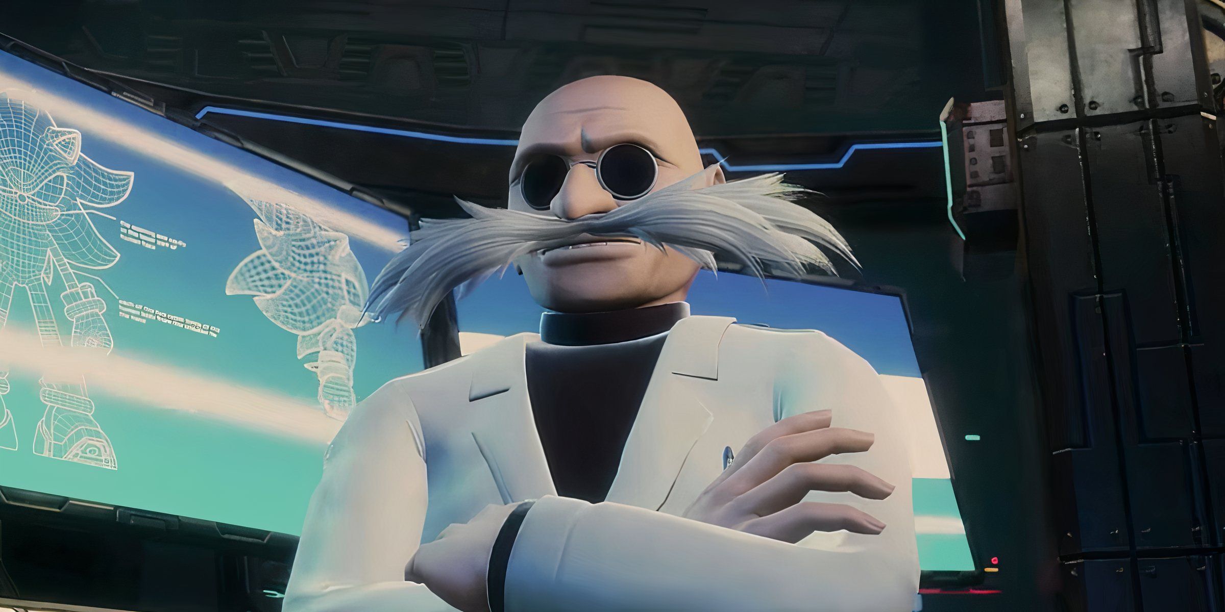 Gerald Robotnik On The Space Colony ARK In Sonic X Shadow Generations.