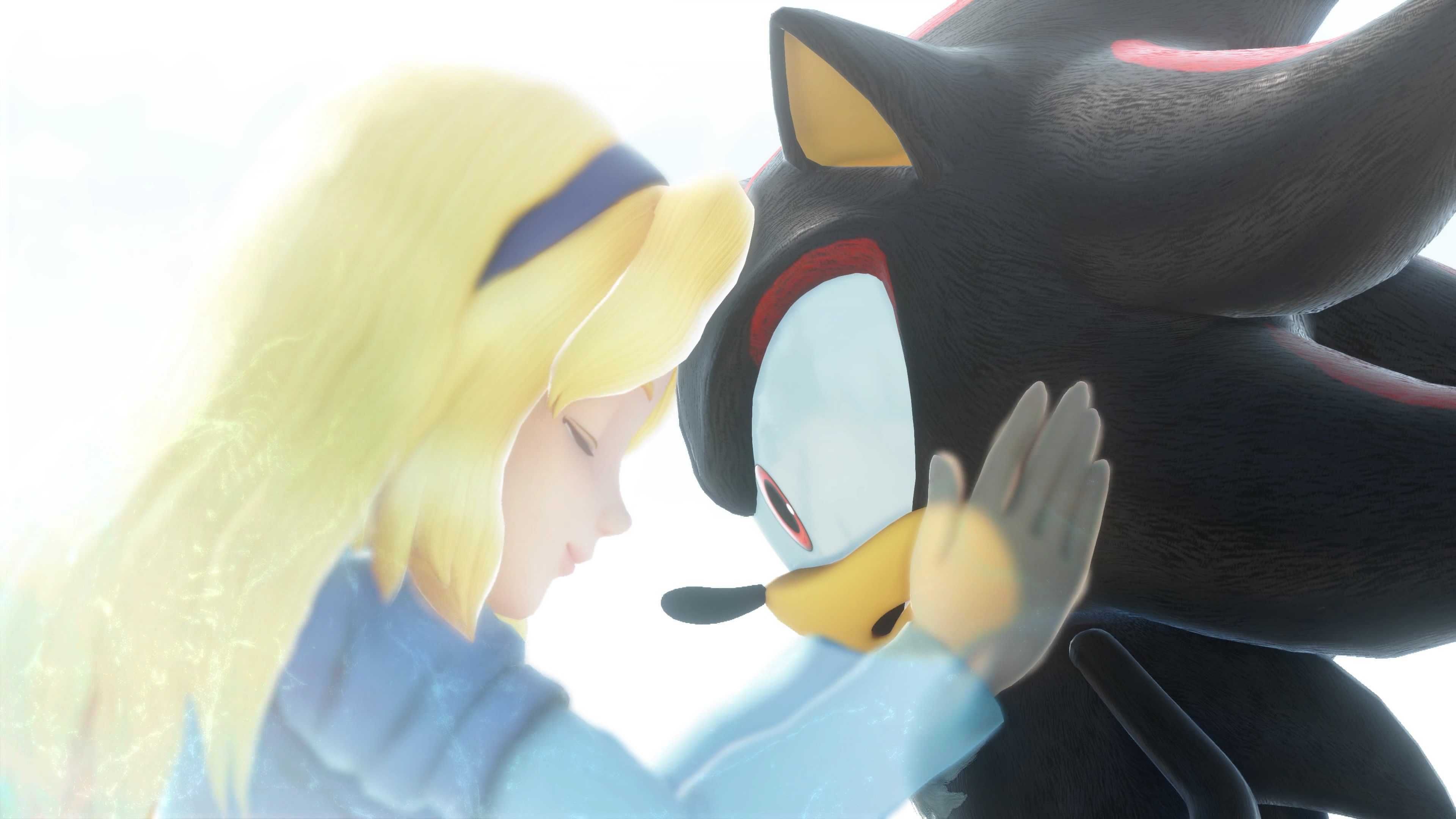 Maria And Shadow Sharing Their Final Moments Together in Sonic X Shadow Generations.