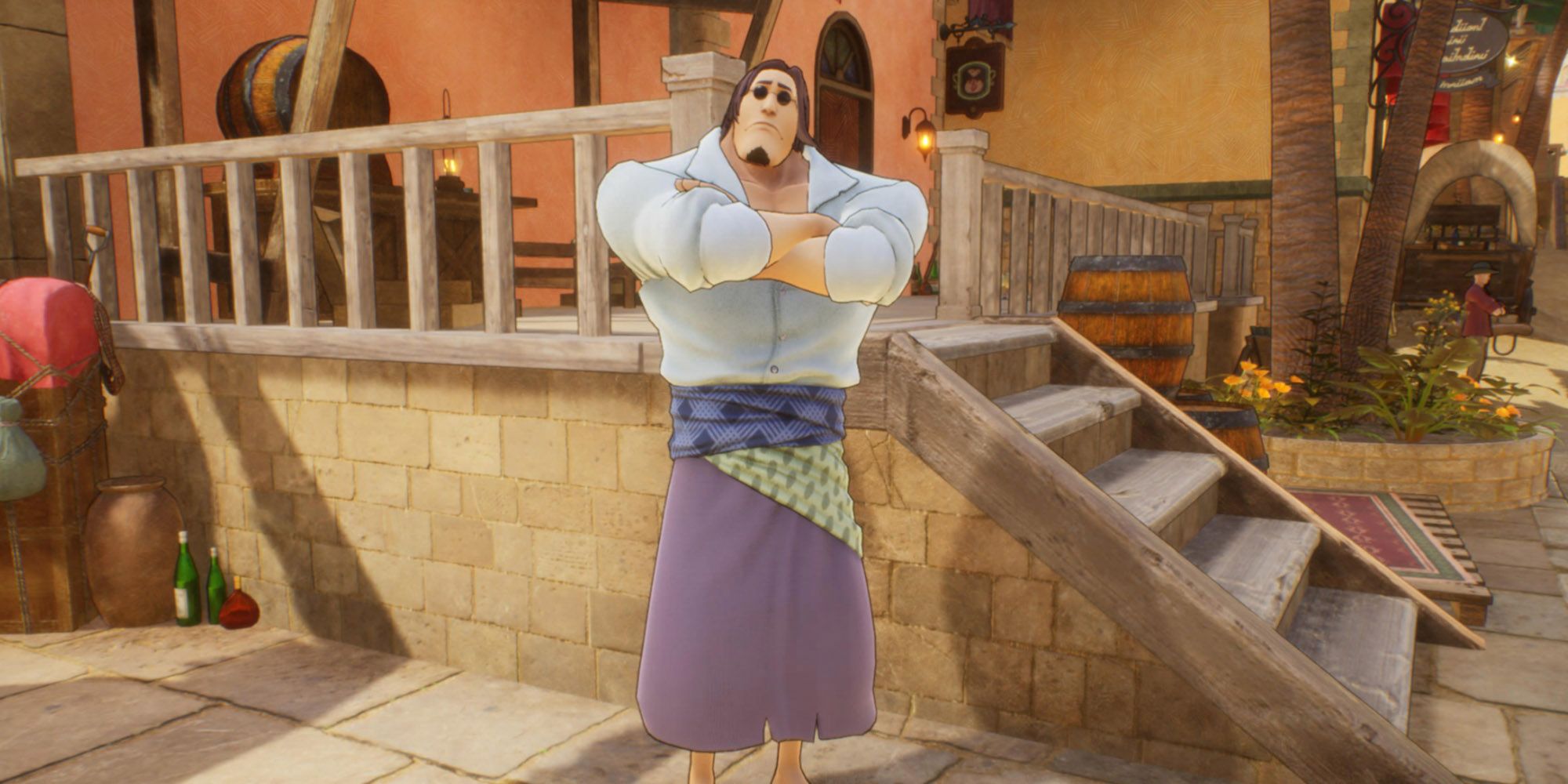 One PIece Odyssey - Margin In-Game With Arms Crossed