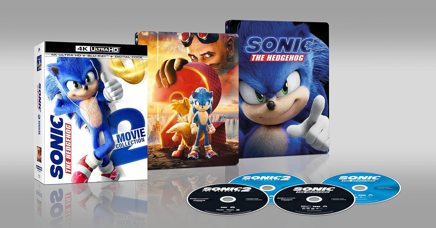 Sonic 2-Movie Blu-Ray collection.