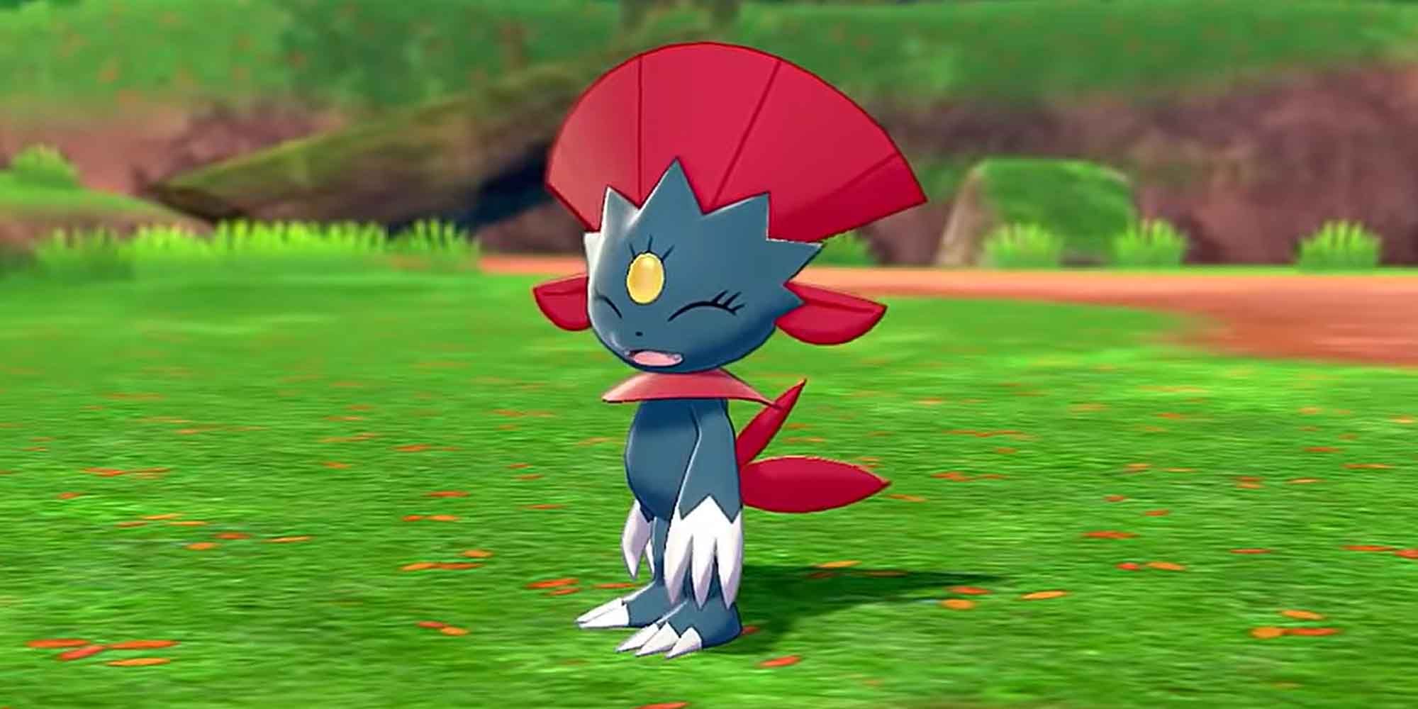 Weavile in Pokemon Sword and Shield.