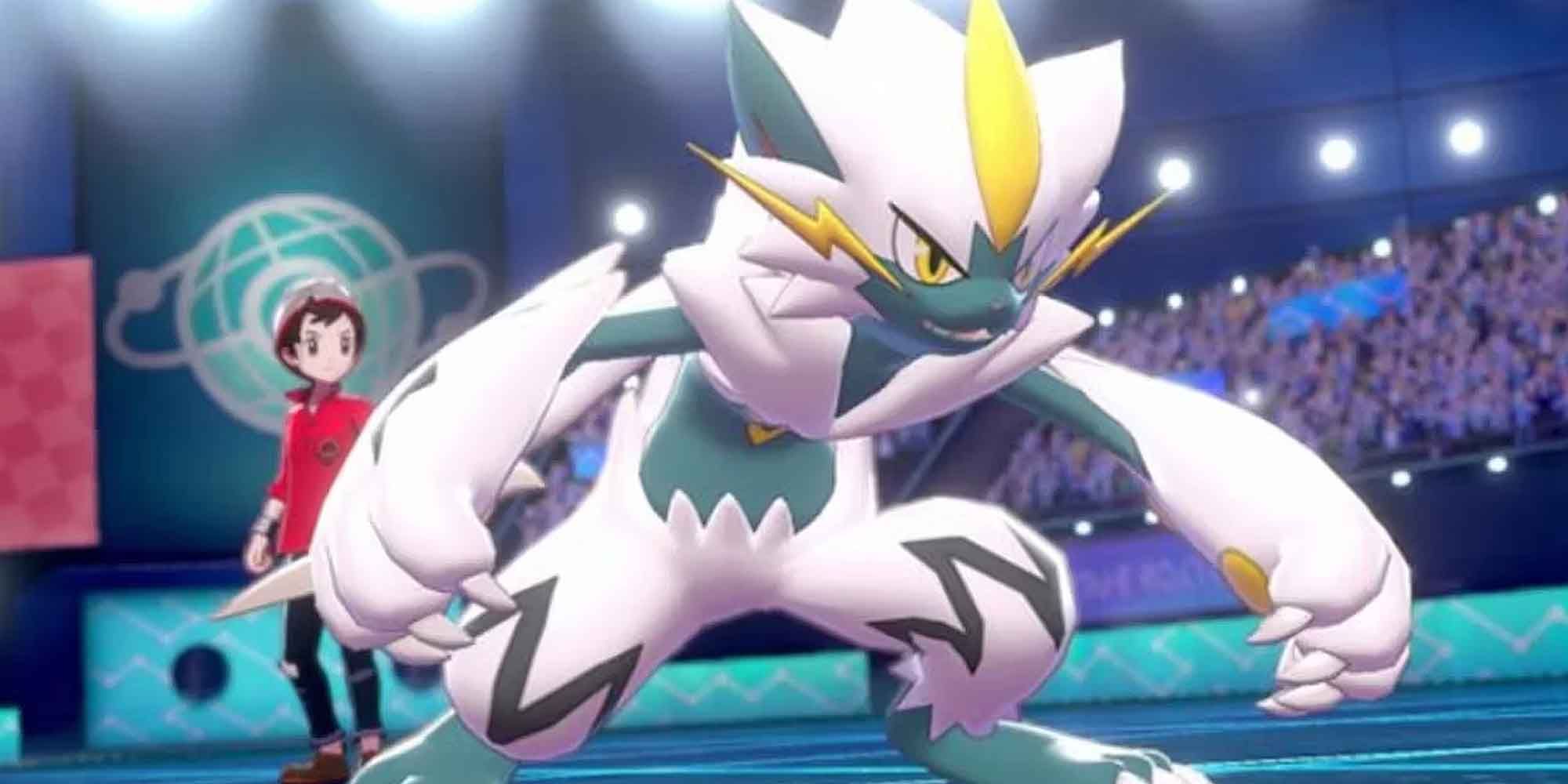 Using Zeraora in the arena in Pokemon Sword and Shield.