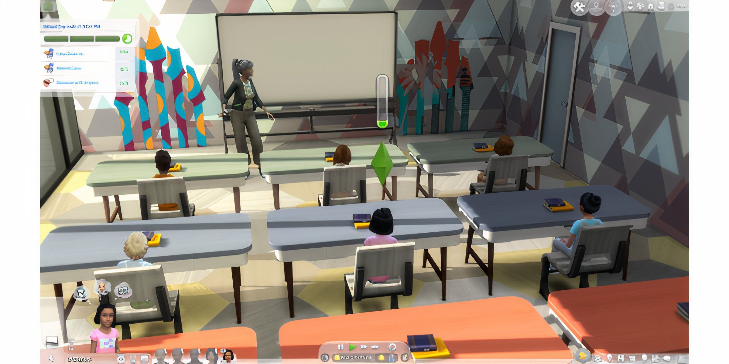 Gameplay from the Go To School Mod