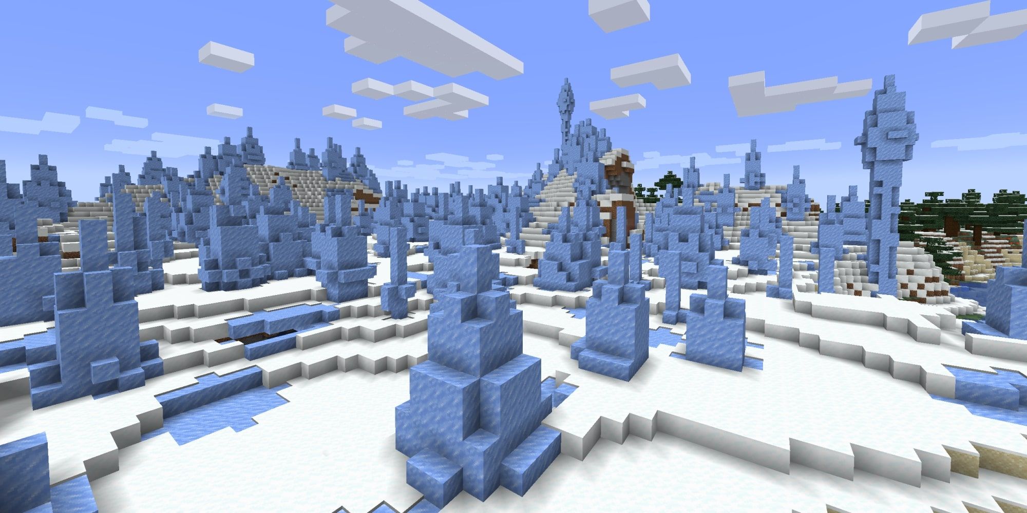 A Ice Spikes Biome.