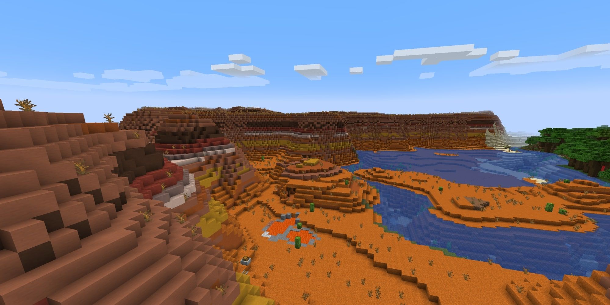 The Badlands Mesa Biome.