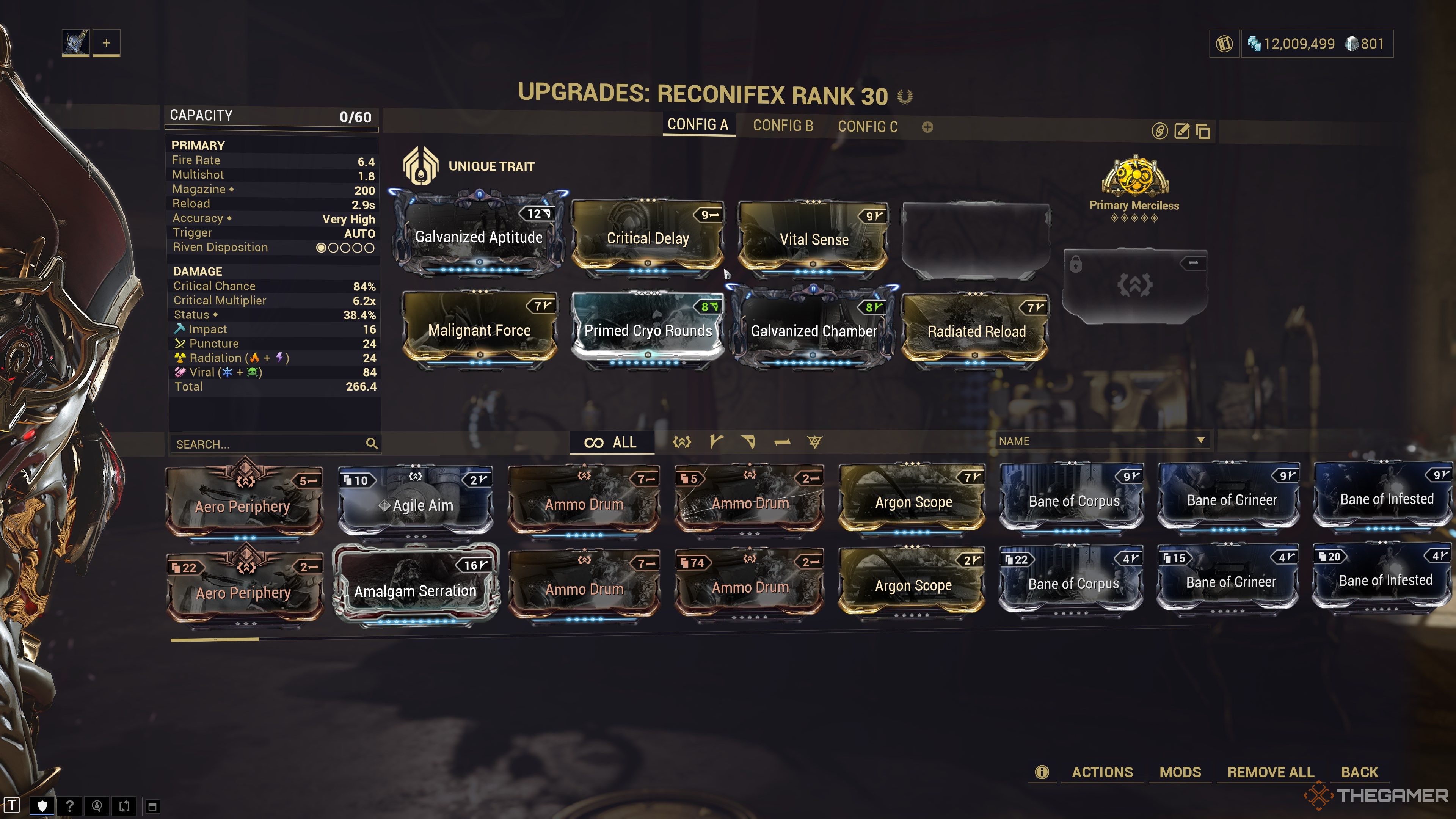 Warframe Reconifex Starter Build