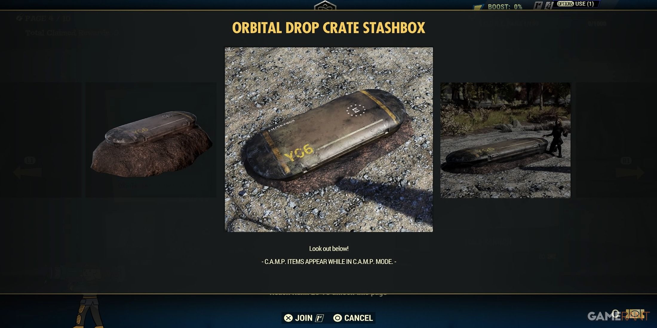 New CAMP Stash Box In fallout 76